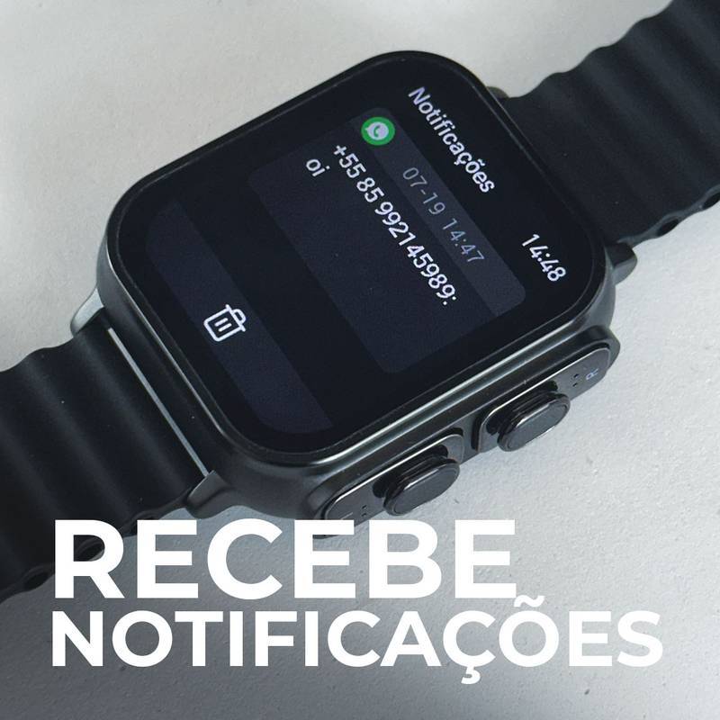 N22 TWS - Smartwatch Ultra com Fones de Ouvido Bluetooth TWS