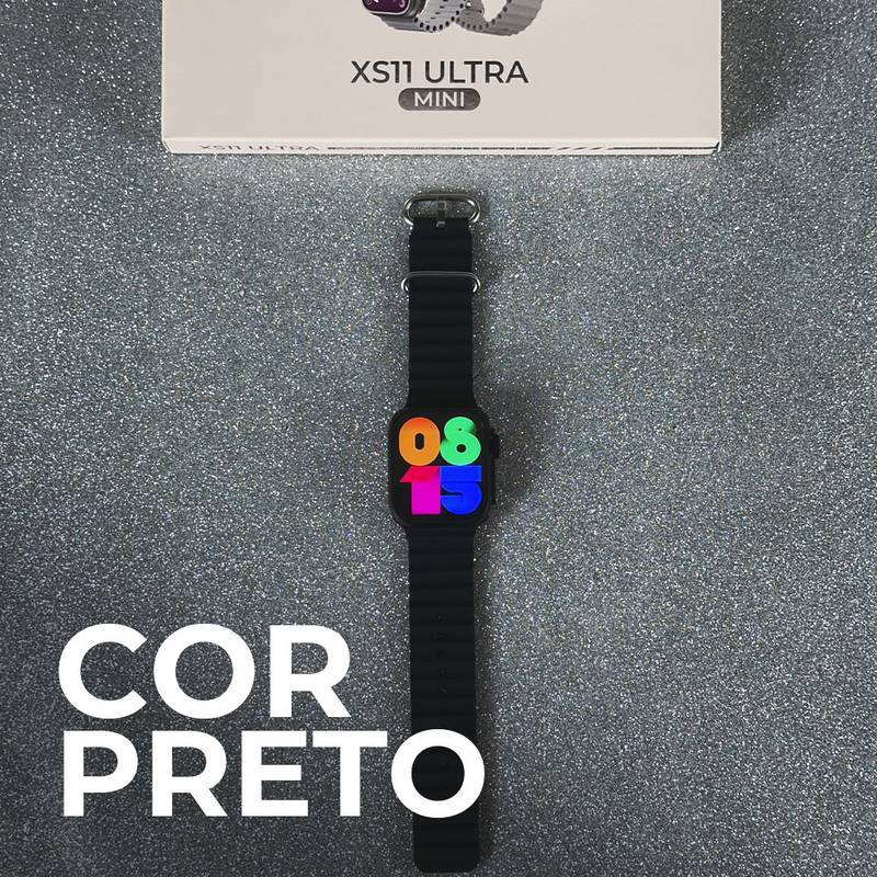 XS11 Ultra Mini 44mm| Smartwatch Mini, Função 2 Gestos, Custo-Benefício