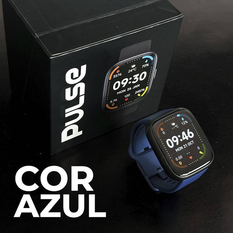 PULSE WEARZONE |Smartwatch para seu dia a dia|A PROVA D'ÁGUA, ALEXA integrada, Até 7 Dias de Bateria