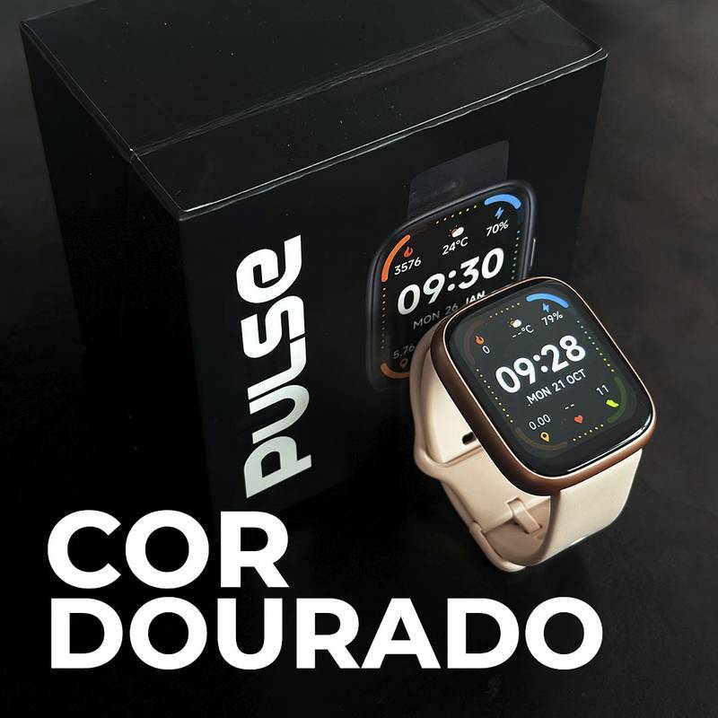 PULSE WEARZONE |Smartwatch para seu dia a dia|A PROVA D'ÁGUA, ALEXA integrada, Até 7 Dias de Bateria