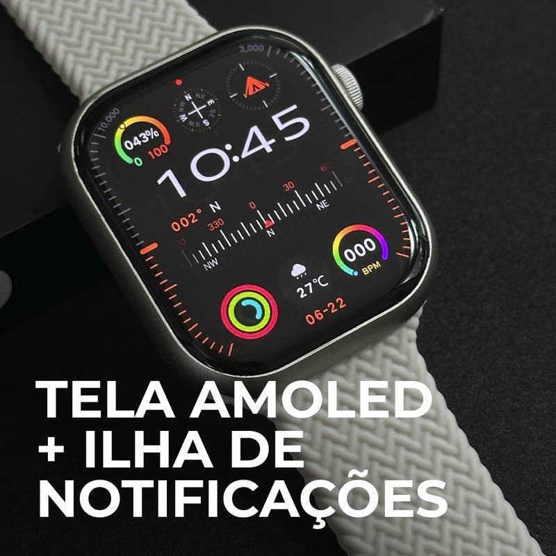 Xw9 Pro - Tradicional Com Tela Amoled E Cpu Dual Core + Função Dois Gestos