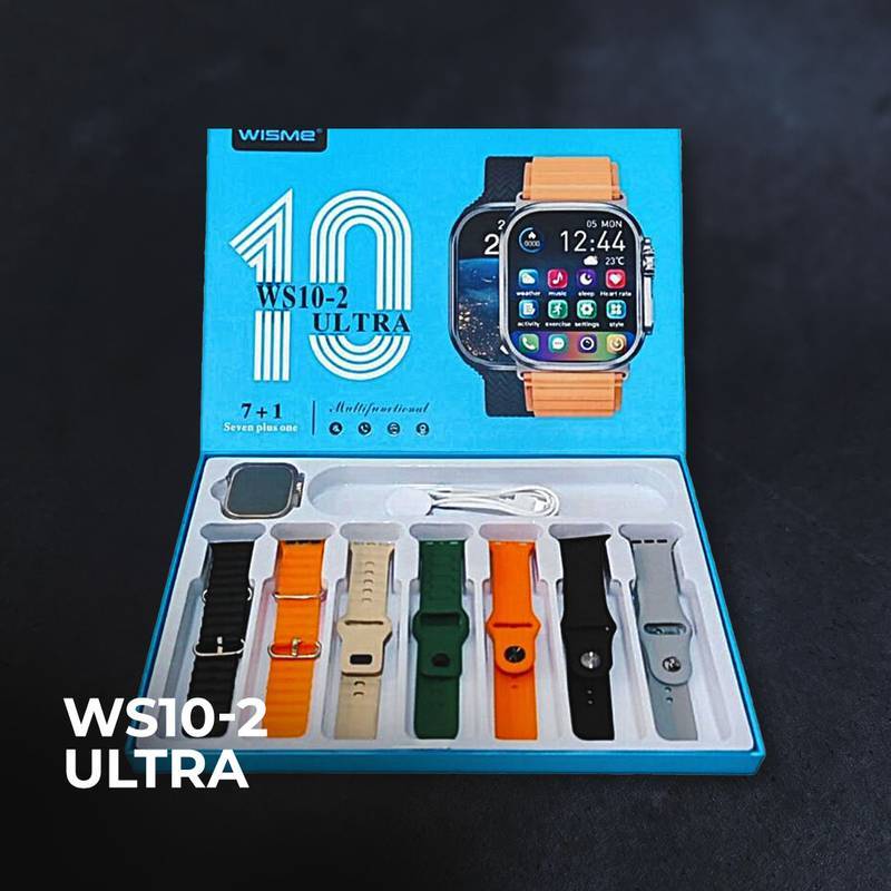 WS10-2 ULTRA | kit 7 pulseiras | toque duplo |segunda geração