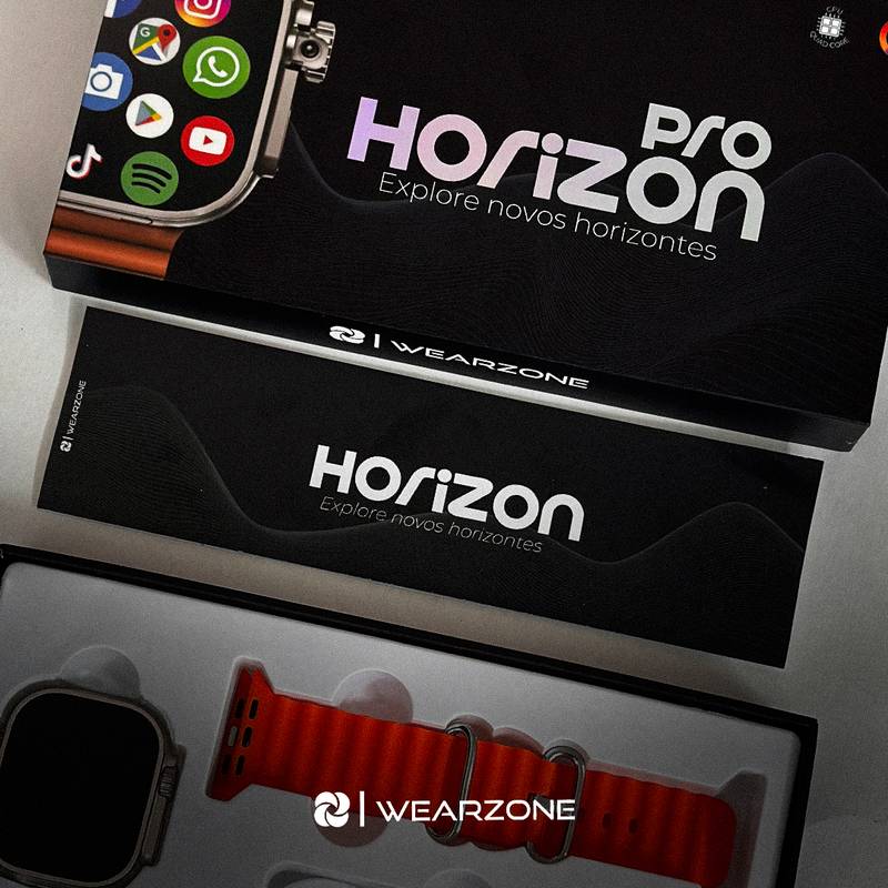 Horizon Pro 4G AMOLED | Câmera Rotatória + NFC | 64Gb de Armazenamento e 4Gb de Ram