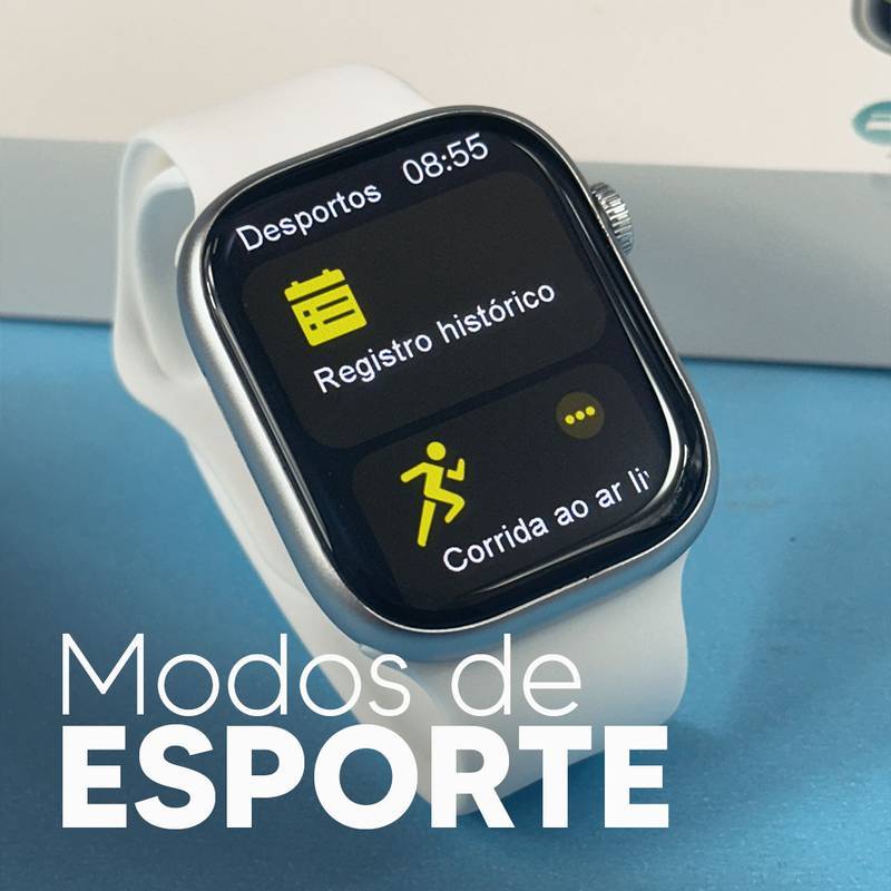 W59+ - Amoled 47mm Tradicional Microwear. Modelo com Função 2 Gestos