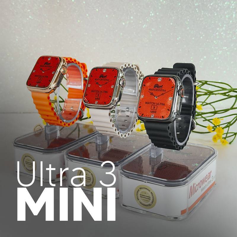 Ultra 3 Mini Microwear 39mm|Menor Smartwatch do Mercado|2°Geração,motion game e Apresentação premium