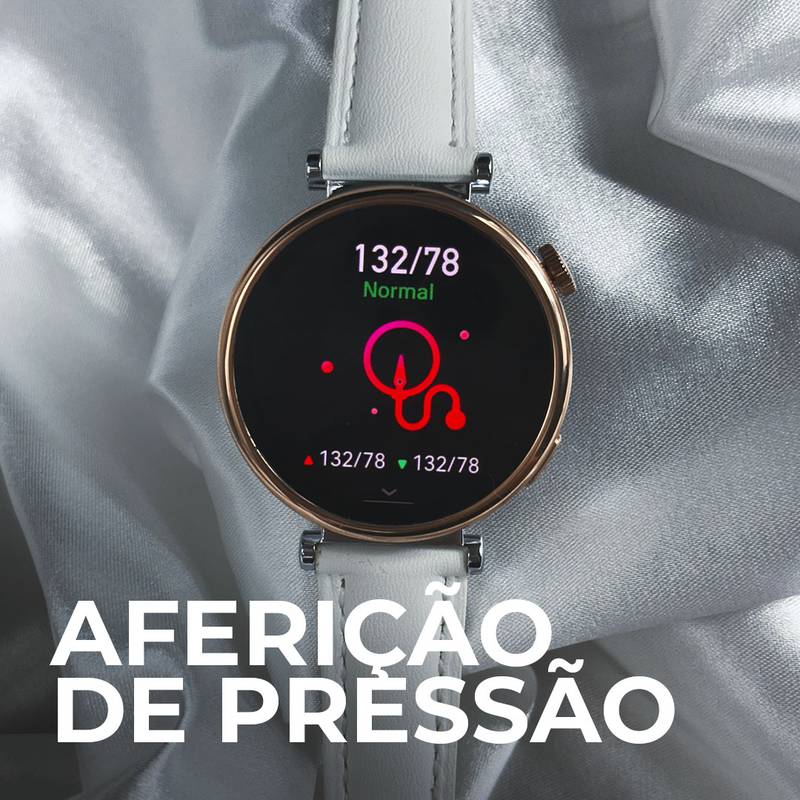 ÁUREA | TELA AMOLED | DUAS PULSEIRAS