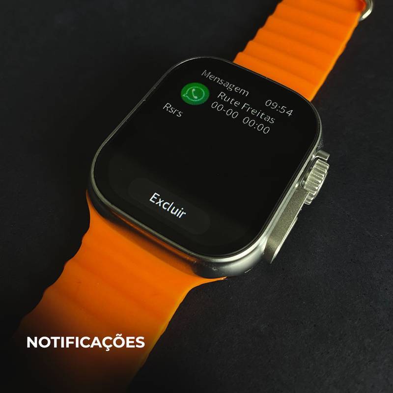 WS80 ULTRA 2 | +Fone bluetooth | Kit 7 pulseiras | Toque duplo | Segunda geração